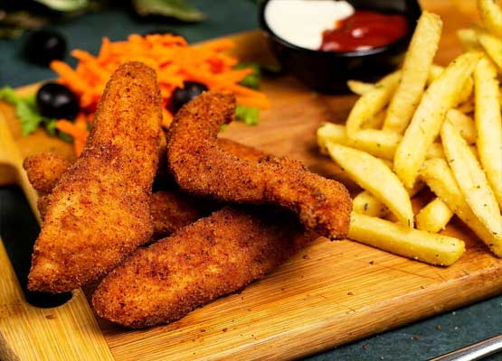 Chicken Fingers with Fries