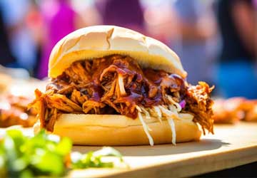 Pulled Jerk Chicken Sandwich